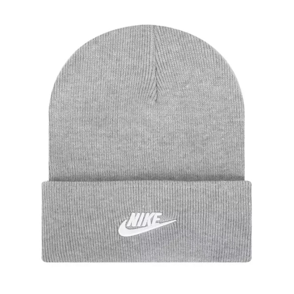 Nike Peak Futura Beanie Hat Unisex Sportswear Cap Casual Gray HF0186 063 NWT